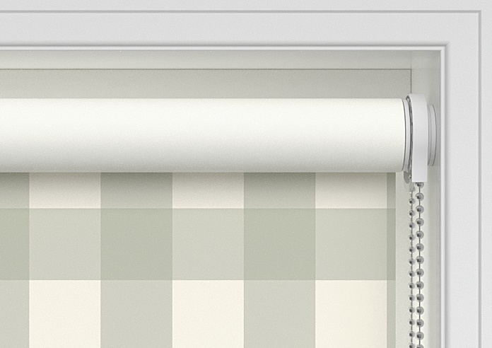 Gingham, Bud Green - Twist&Fit Roller Blind - Image 10